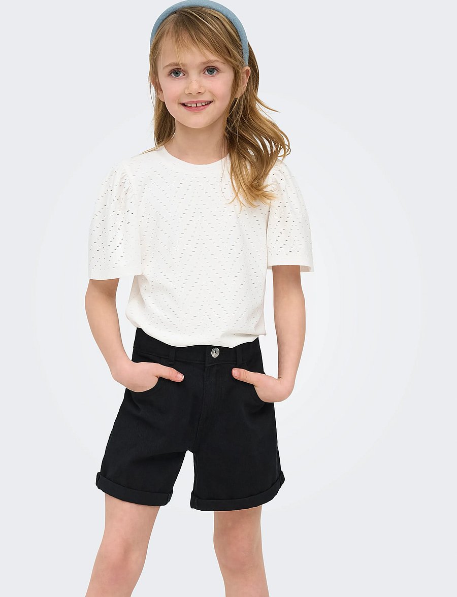 Kids Only - KOGVEGA REG MOM SHORTS DNM BJBOX NOOS - denimshorts - washed black - 5