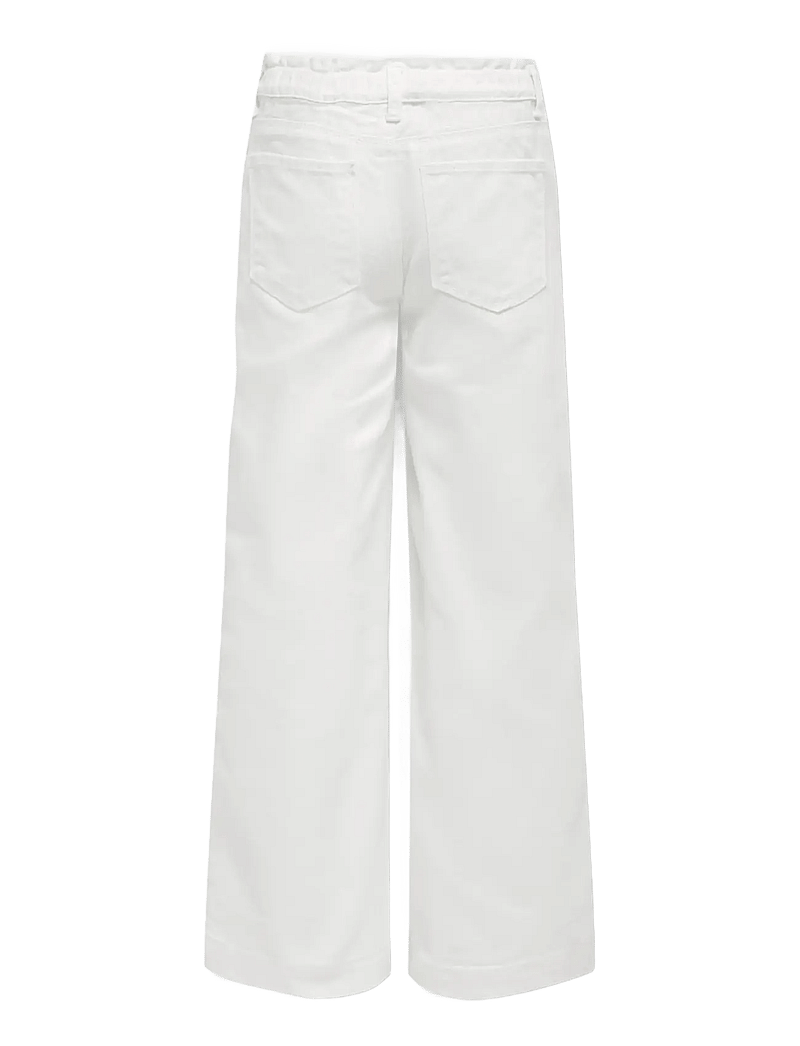 Kids Only - KOGCOMET LIFE WIDE DNM GUO020 NOOS - laia säärega teksad - white - 2