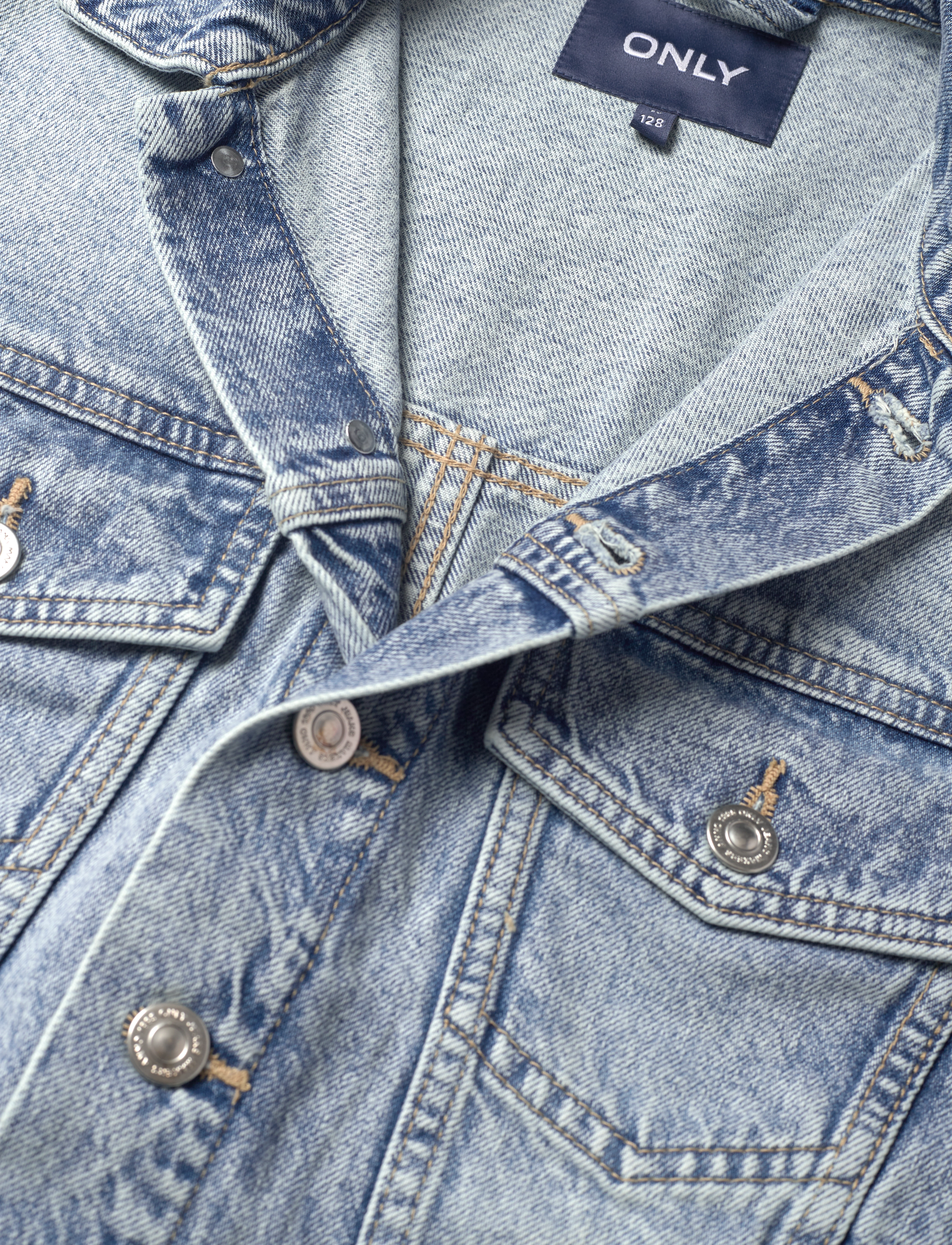 Kids Only - KOBRICK TRUCKER JACKET L.BLUE DNM 3793 - light blue denim - 3
