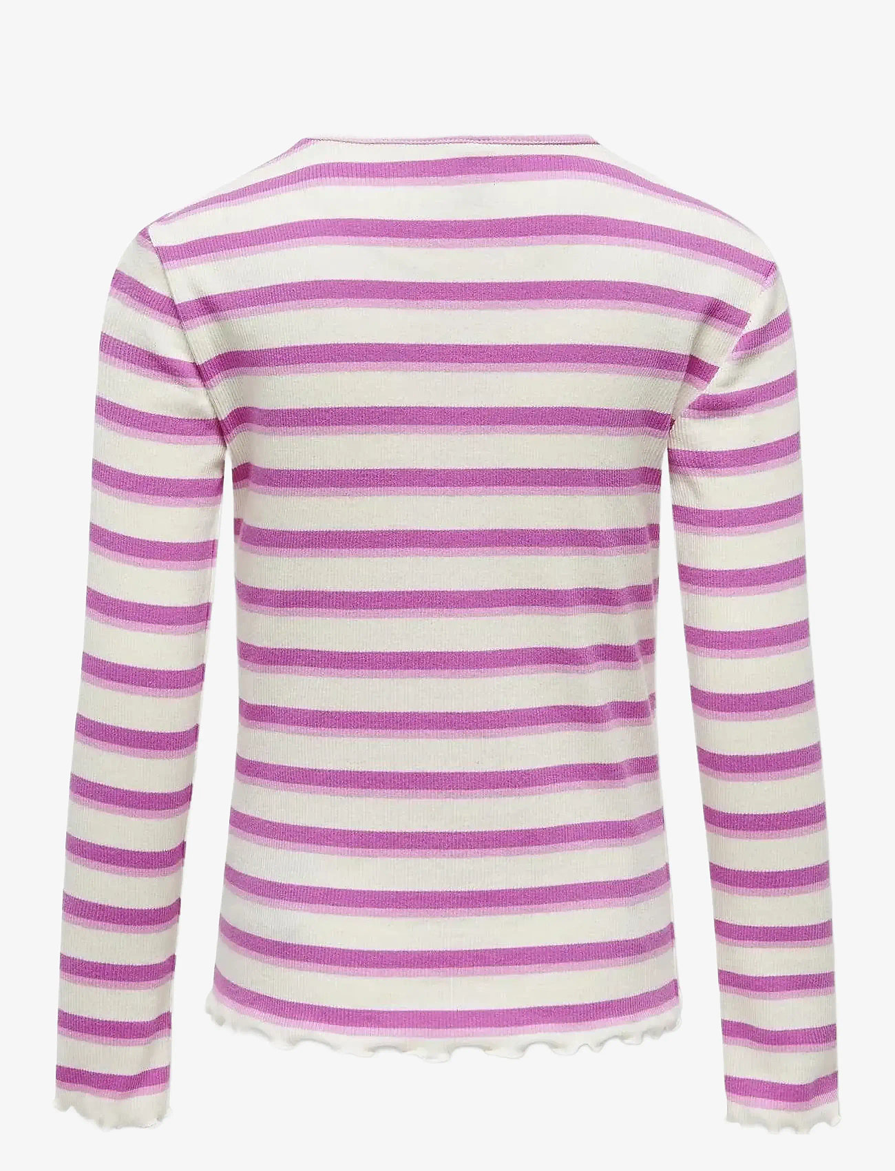 Kids Only - KOGEVIG L/S RIB TOP JRS - langärmelig - cloud dancer - 1