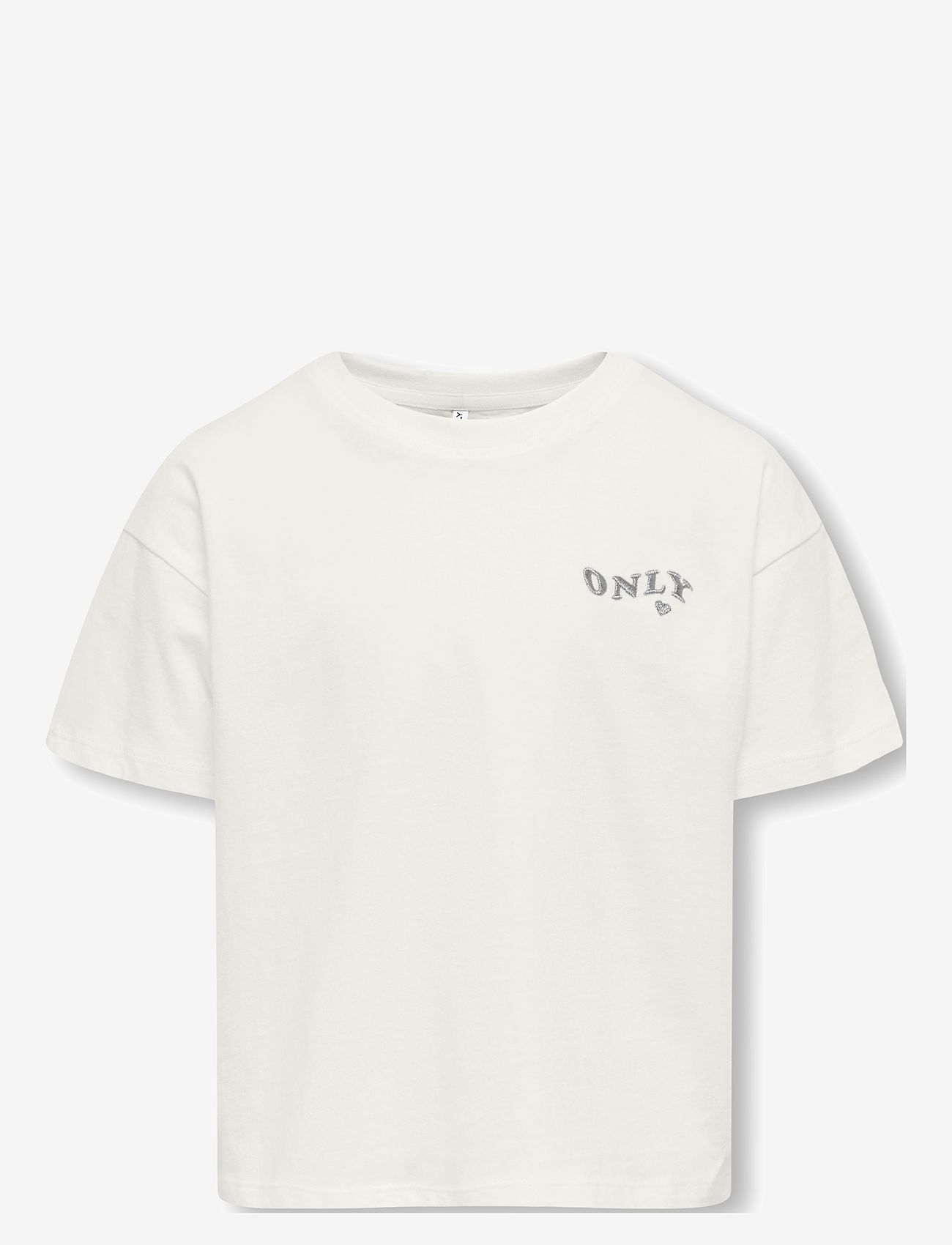 Kids Only - KOGMAIKEN LIFE CROP SS ONLY BOX JRS NOOS - lühikeste varrukatega t-särgid - cloud dancer - 0