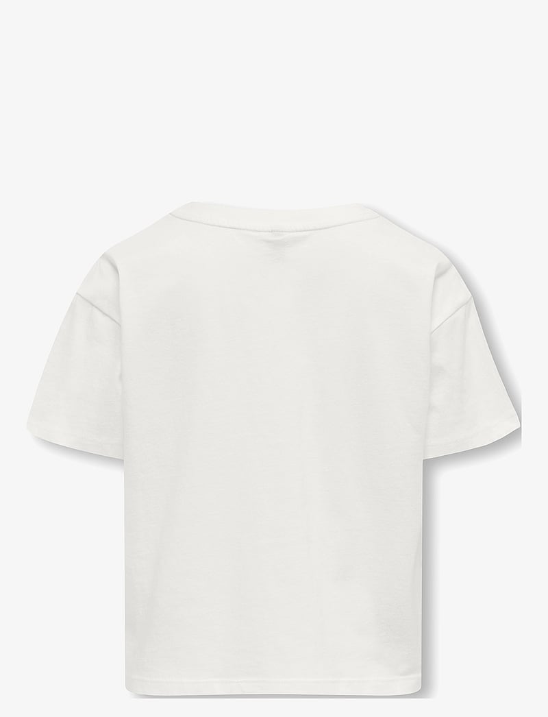 Kids Only - KOGMAIKEN LIFE CROP SS ONLY BOX JRS NOOS - lühikeste varrukatega t-särgid - cloud dancer - 1