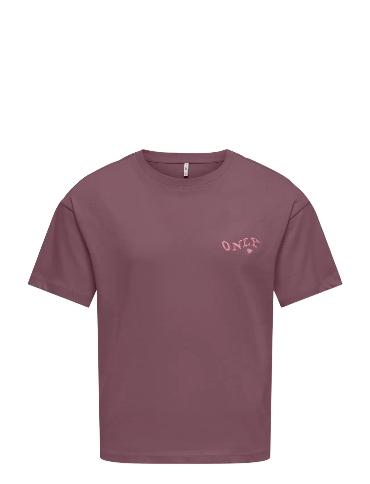 Kids Only KOGMAIKEN LIFE CROP SS ONLY BOX JRS NOOS - Toppar & T-shirts - ROSE BROWN / burgundy