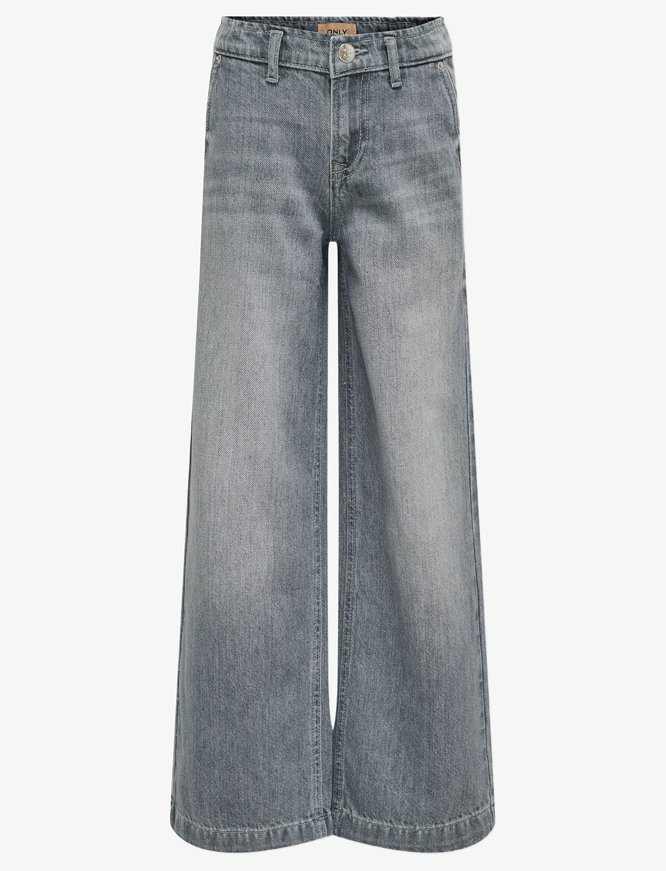 Kids Only - KOGCOMET WIDE LEG DNM MAT624 NOOS - brede jeans - medium grey denim - 1