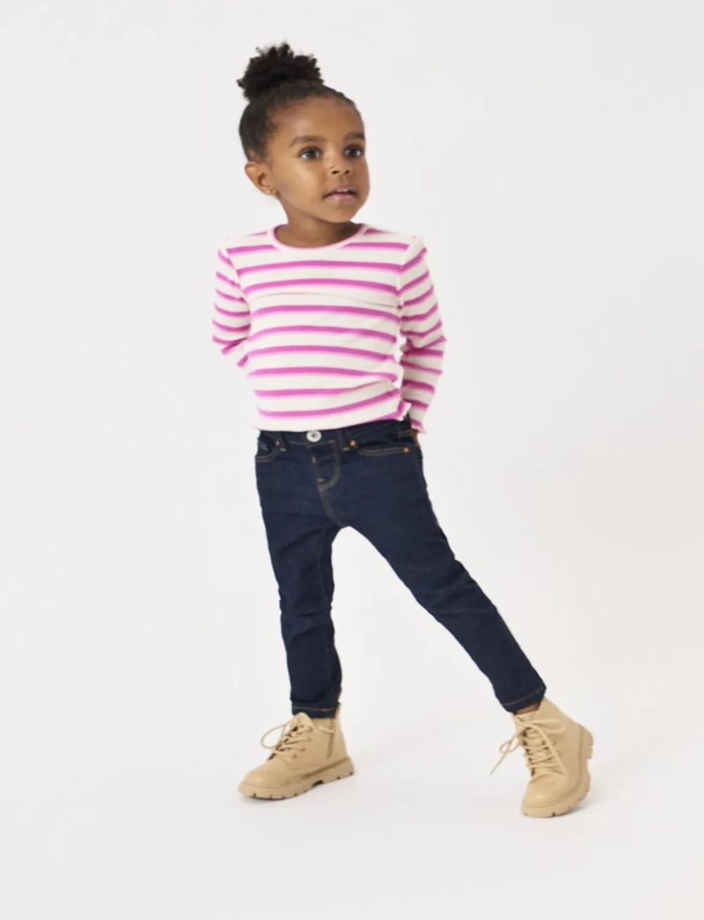 Kids Only - KMGEVIG L/S RIB TOP O-NECK JRS - pikkade varrukatega t-särgid - cloud dancer - 0