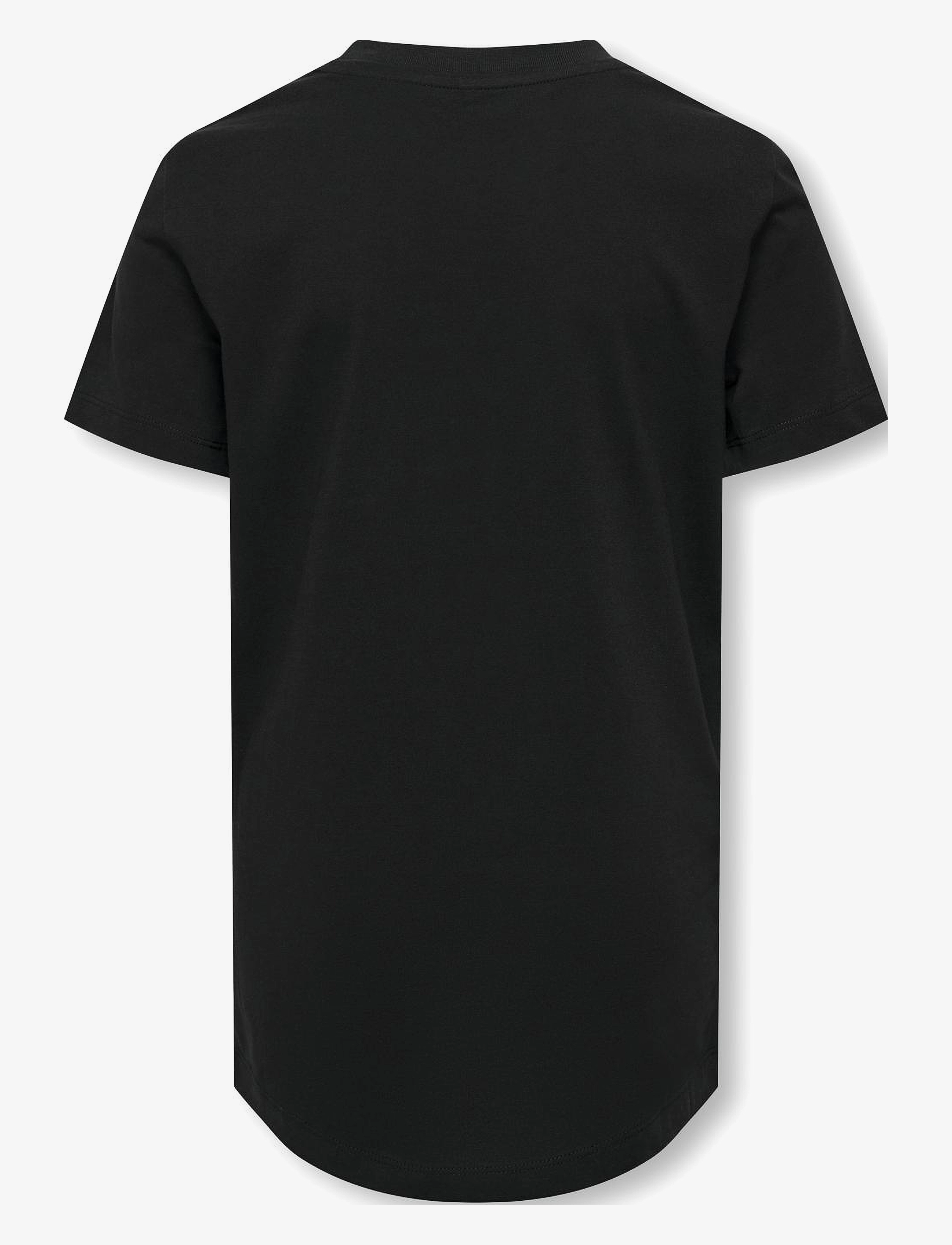 Kids Only - KOBMARINUS S/S TEE PRINT BOX JRS NOOS - kurzärmelige - black - 2