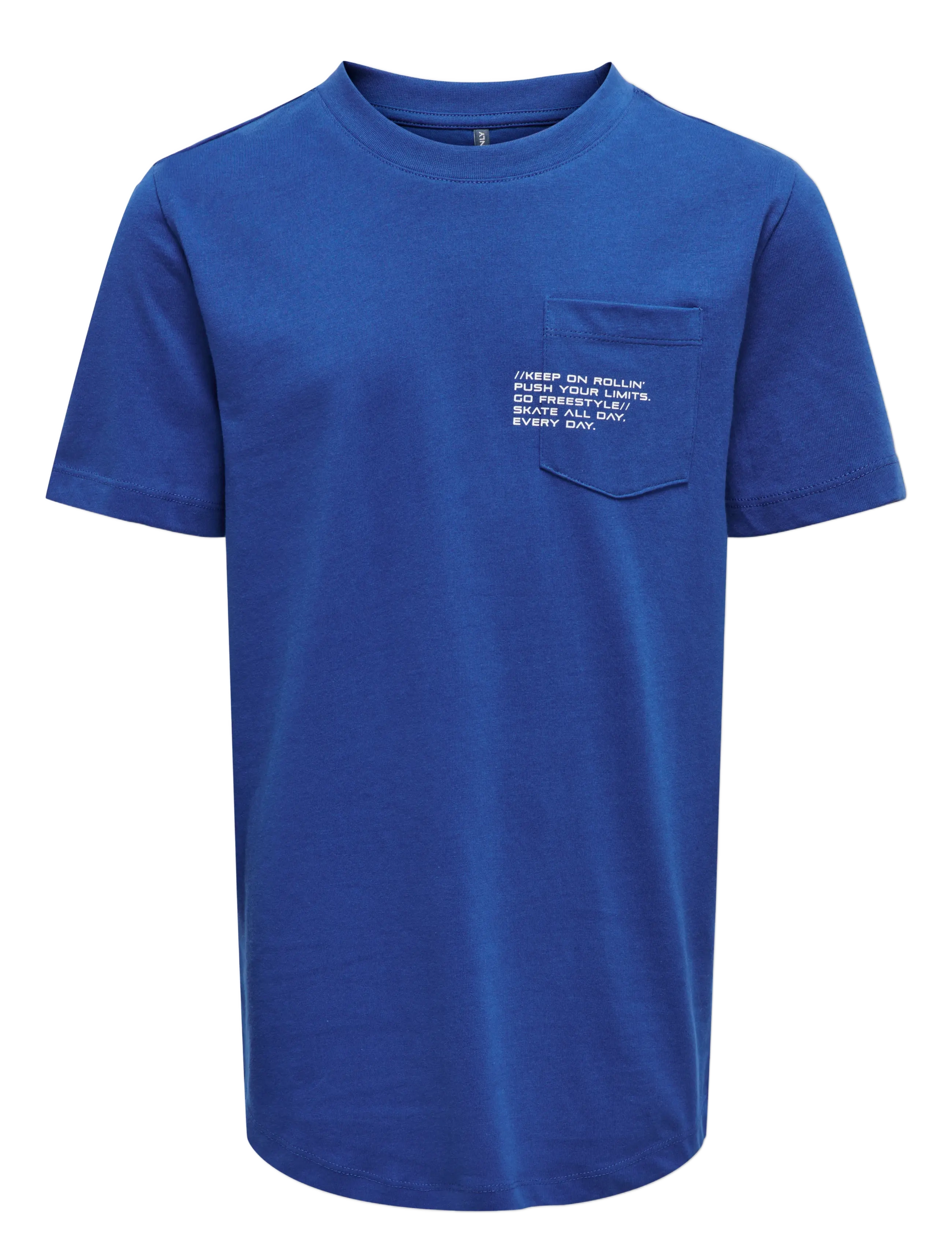 Kids Only KOBMARINUS S/S TEE PRINT BOX JRS NOOS - T-shirts - BLUE QUARTZ / blue