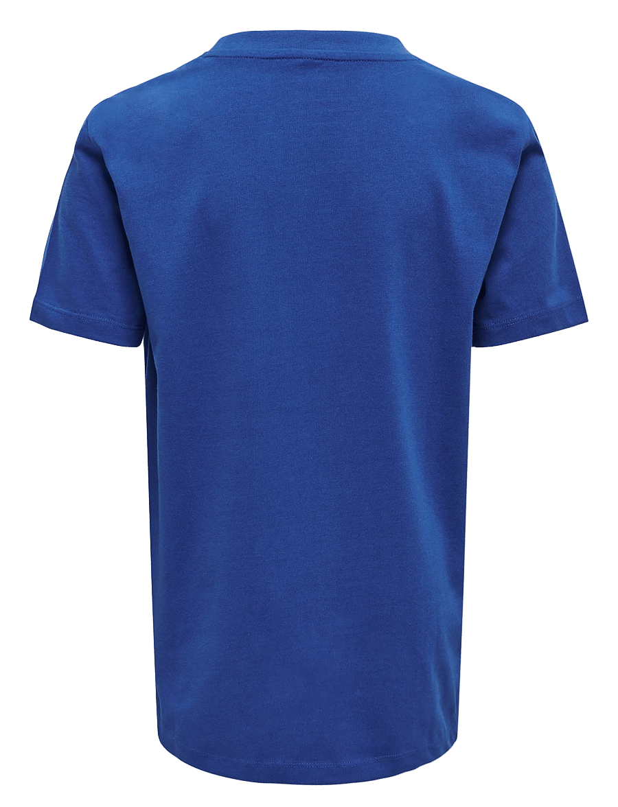 Kids Only - KOBMARINUS S/S TEE PRINT BOX JRS NOOS - kurzärmelige - blue quartz - 2