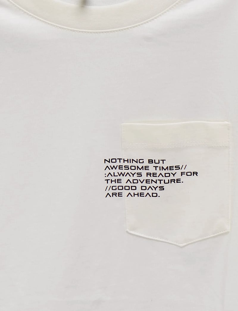 Kids Only - KOBMARINUS S/S TEE PRINT BOX JRS NOOS - kortærmede t-shirts - cloud dancer - 3