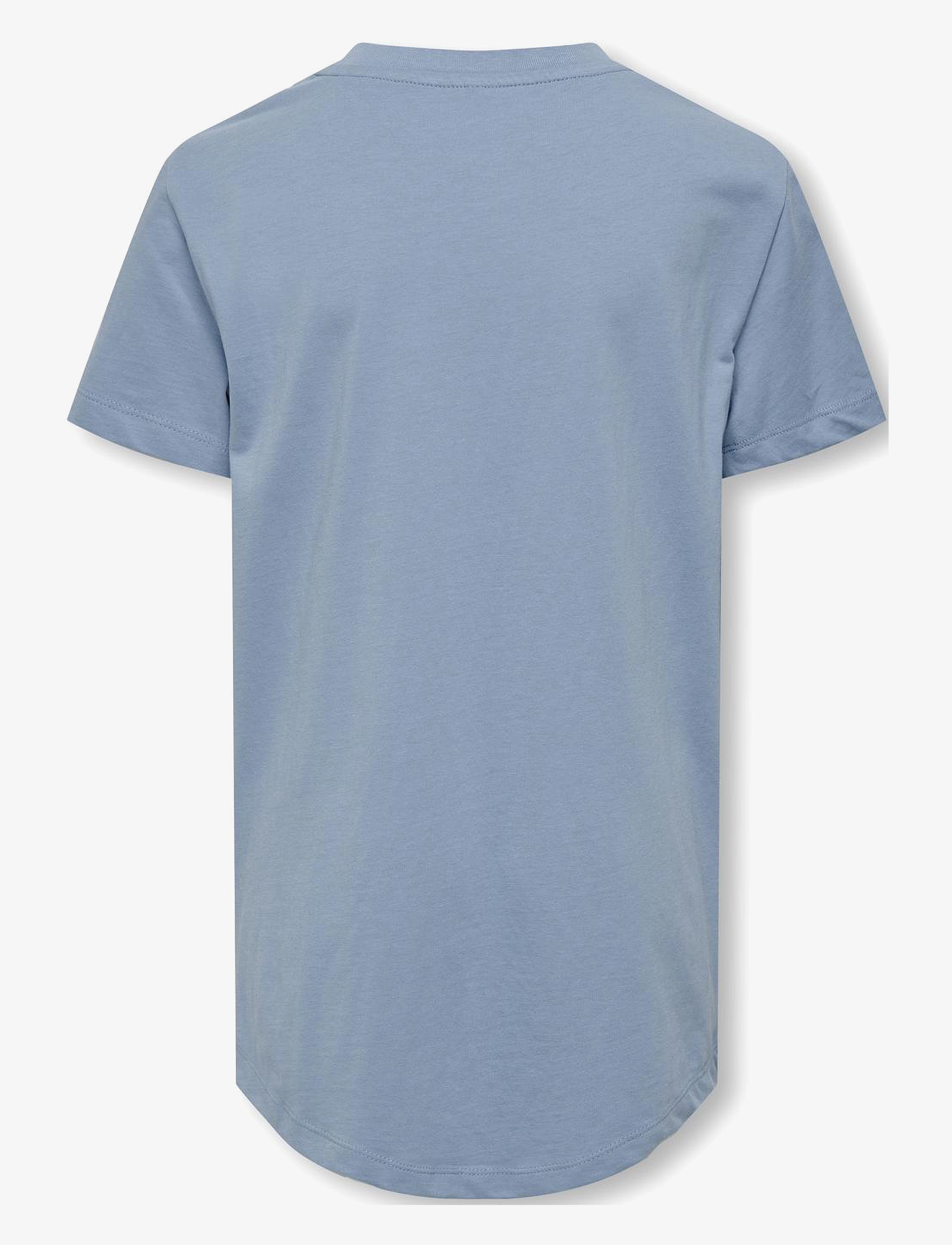 Kids Only - KOBMARINUS S/S TEE PRINT BOX JRS NOOS - kortærmede t-shirts - faded denim - 1