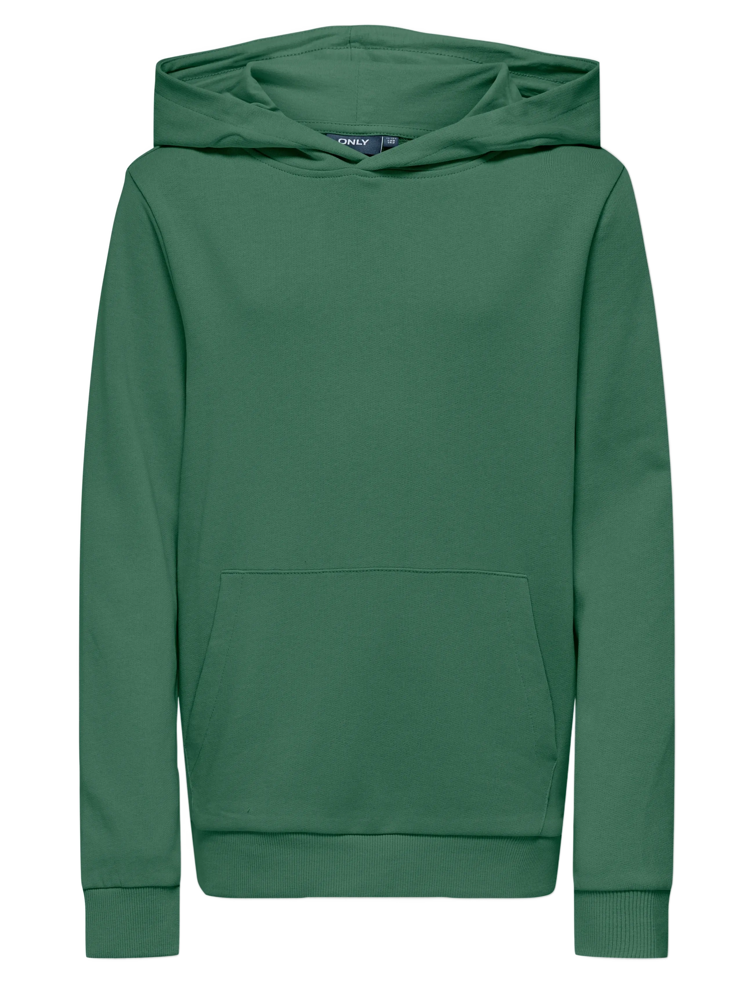 Kids Only KOBLASSI L/S POCKET HOOD SWT NOOS - Sweatshirts & Huvtröjor - MYRTLE / green