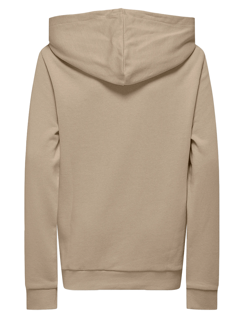 Kids Only - KOBLASSI L/S POCKET HOOD SWT NOOS - kapuzenpullover - white pepper - 1
