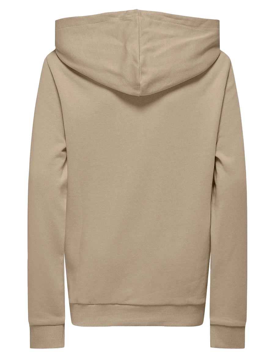 Kids Only - KOBLASSI L/S POCKET HOOD SWT NOOS - kapuzenpullover - white pepper - 1