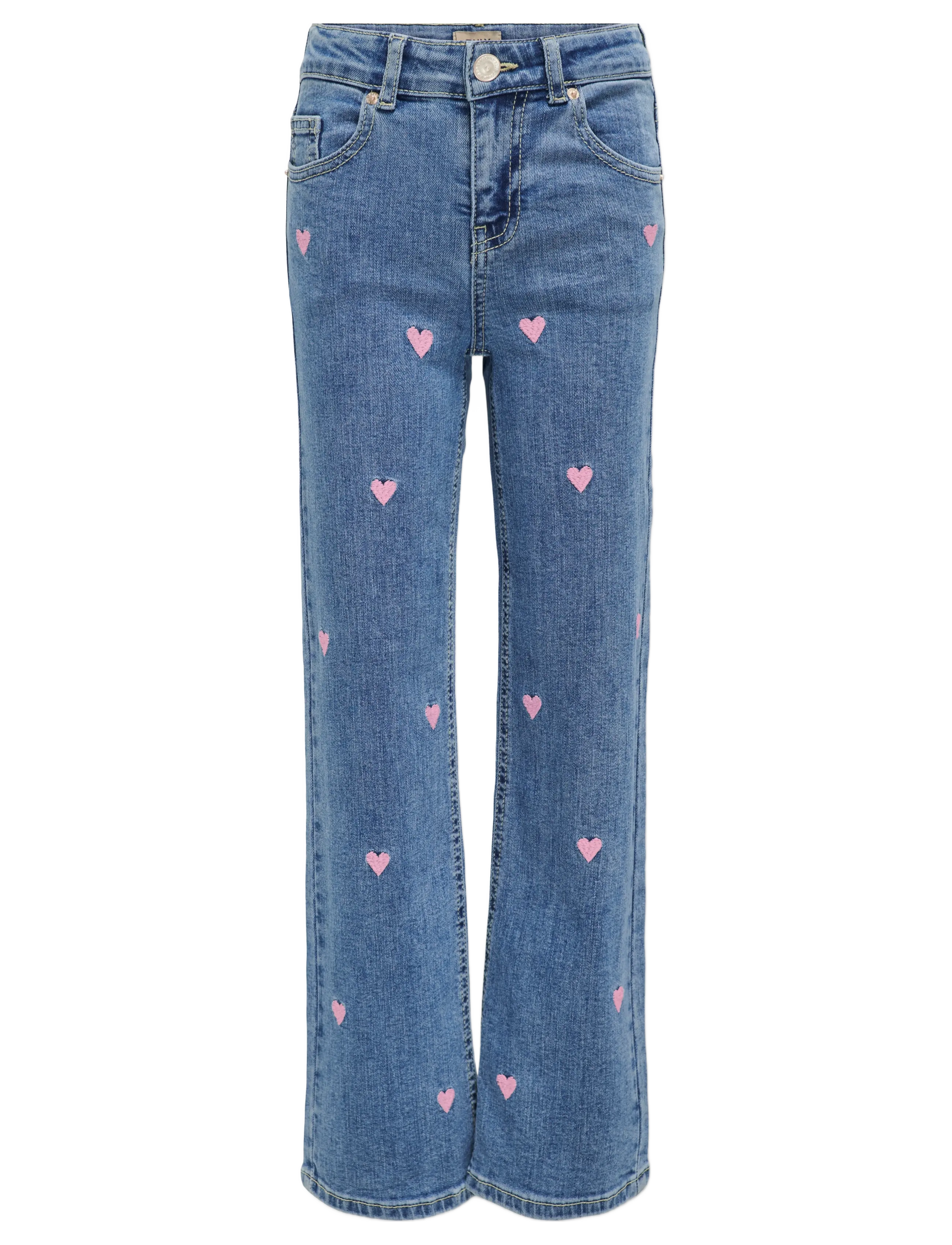 Kids Only | Kogjuicy Wide Leg Heart Emb Jeans Noos | 134