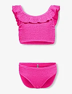 KOGTROPEZ STRUCTURE BIKINI SET ACC - KNOCKOUT PINK