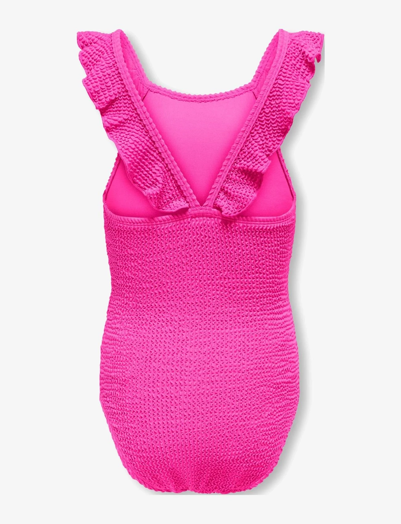 Kids Only - KOGTROPEZ STRUCTURE SWIMSUIT ACC - sommerschnäppchen - knockout pink - 1