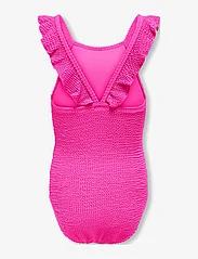 Kids Only - KOGTROPEZ STRUCTURE SWIMSUIT ACC - gode sommertilbud - knockout pink - 1