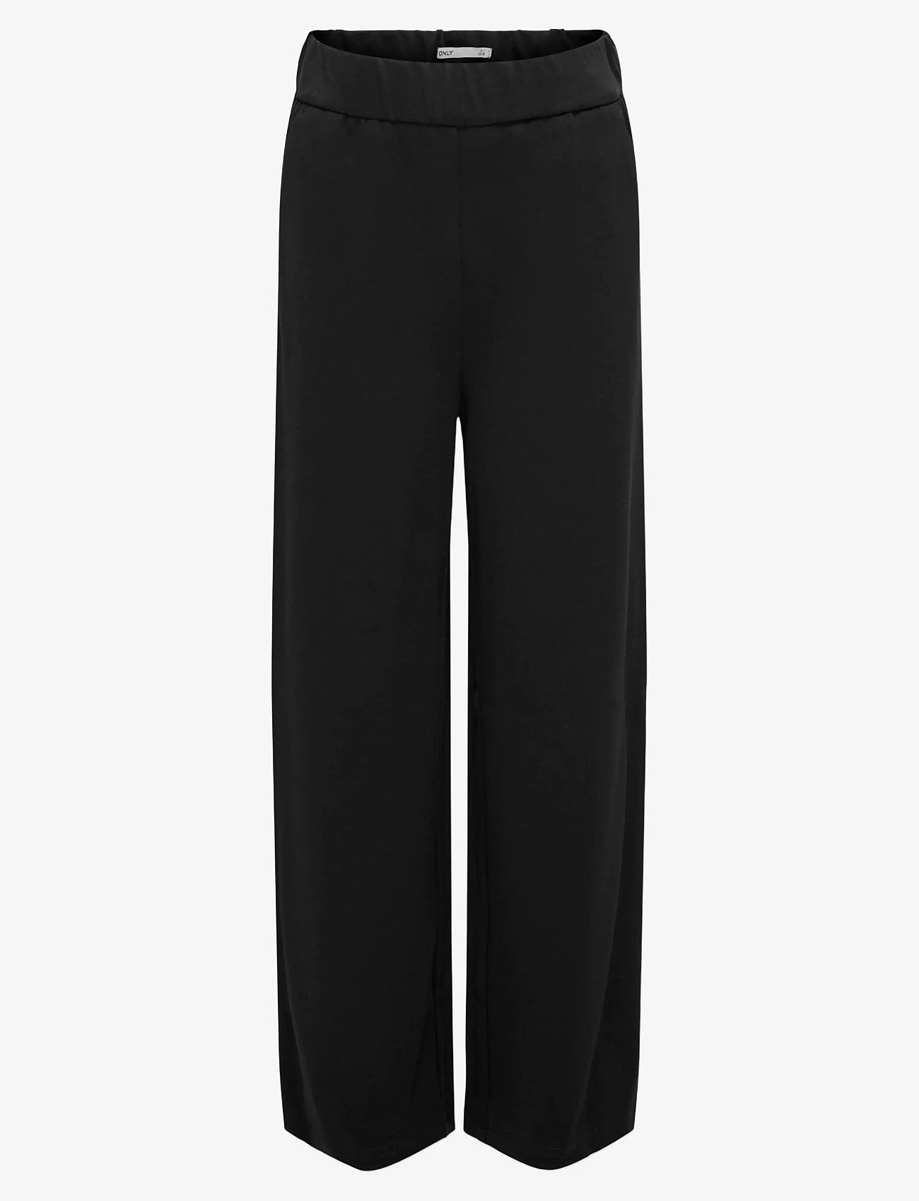 Kids Only - KOGPOPTRASH LIFE WIDE PANT PNT - byxor - black - 1
