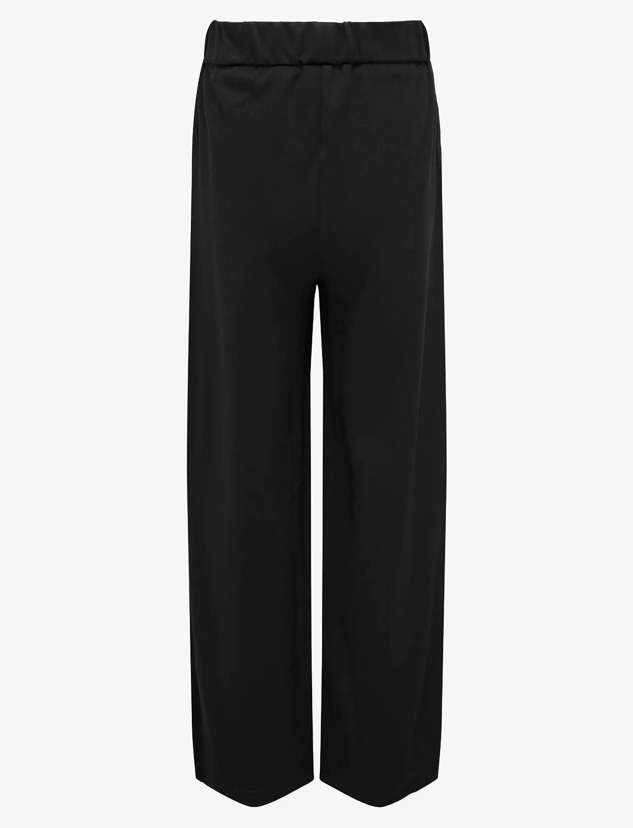 Kids Only - KOGPOPTRASH LIFE WIDE PANT PNT - byxor - black - 2