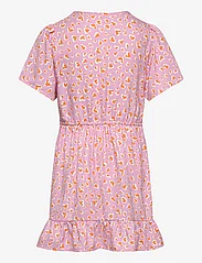Kids Only - KOGPALMA S/S DRESS PTM - short-sleeved casual dresses - begonia pink - 1