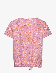 Kids Only - KOGPALMA KNOT S/S TOP PTM - kortärmade t-shirts - begonia pink - 1