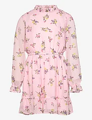 Kids Only - KOGMALINA L/S DRESS PTM - langärmelige freizeitkleider - cherry blossom - 0