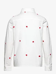 Kids Only - KOGLINA GRACE L/S EMB SHIRT WVN - langermede skjorter - bright white - 1