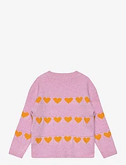 Kids Only - KMGDANA L/S HEART O-NECK KNT - pullover - begonia pink - 1