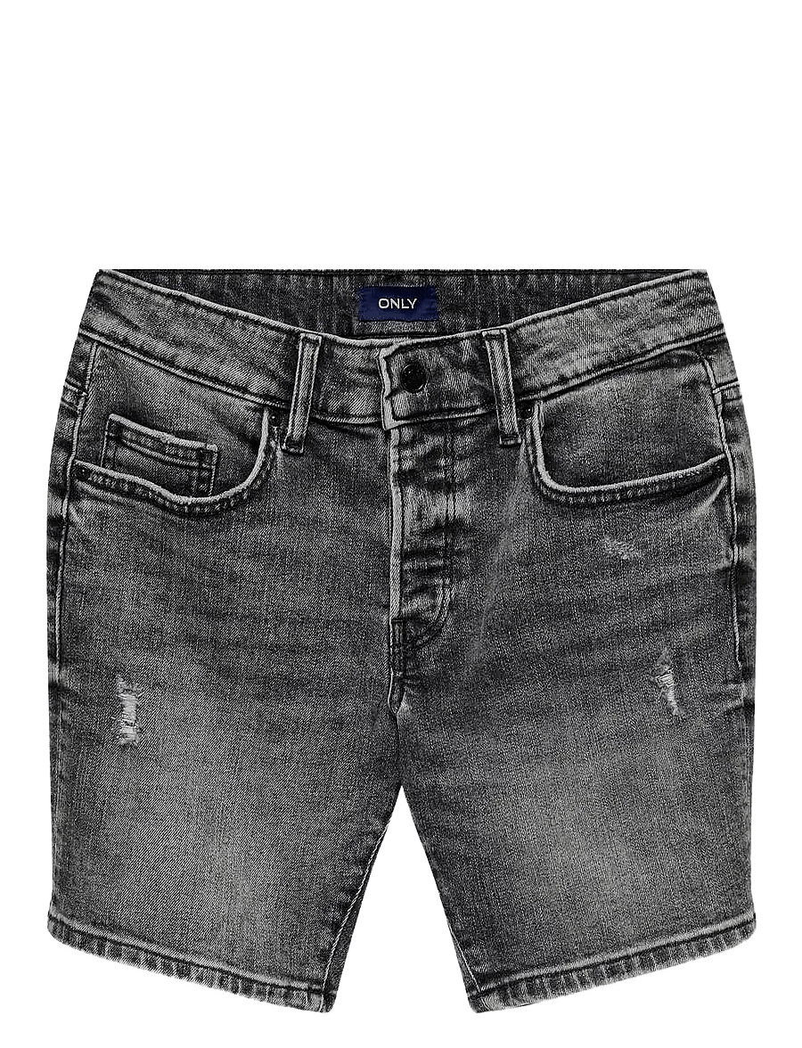 Kids Only - KOBEDGE SHORTS M.GREY 7675 DNM - denimshorts - medium grey denim - 0
