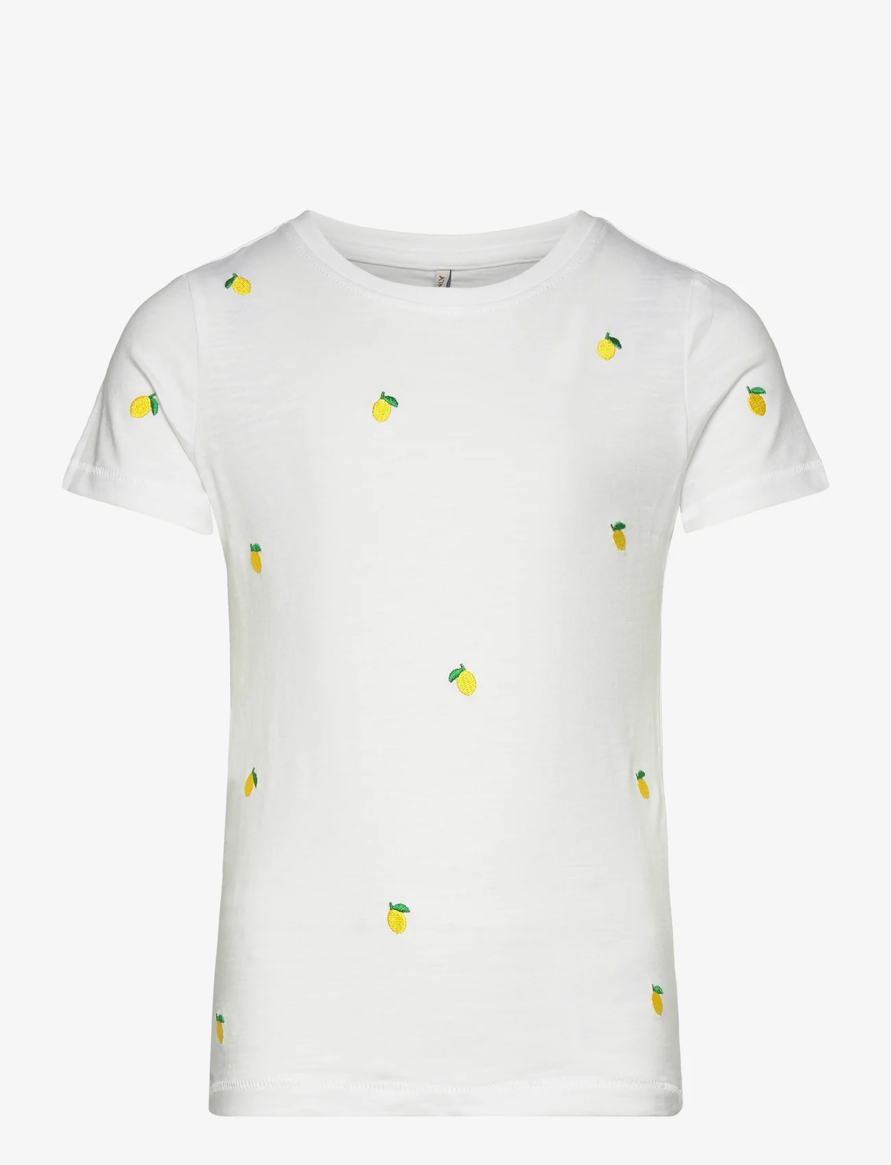 Kids Only - KOGKETTY S/S O-NECK TOP BOX JRS - kortærmede t-shirts - bright white - 0