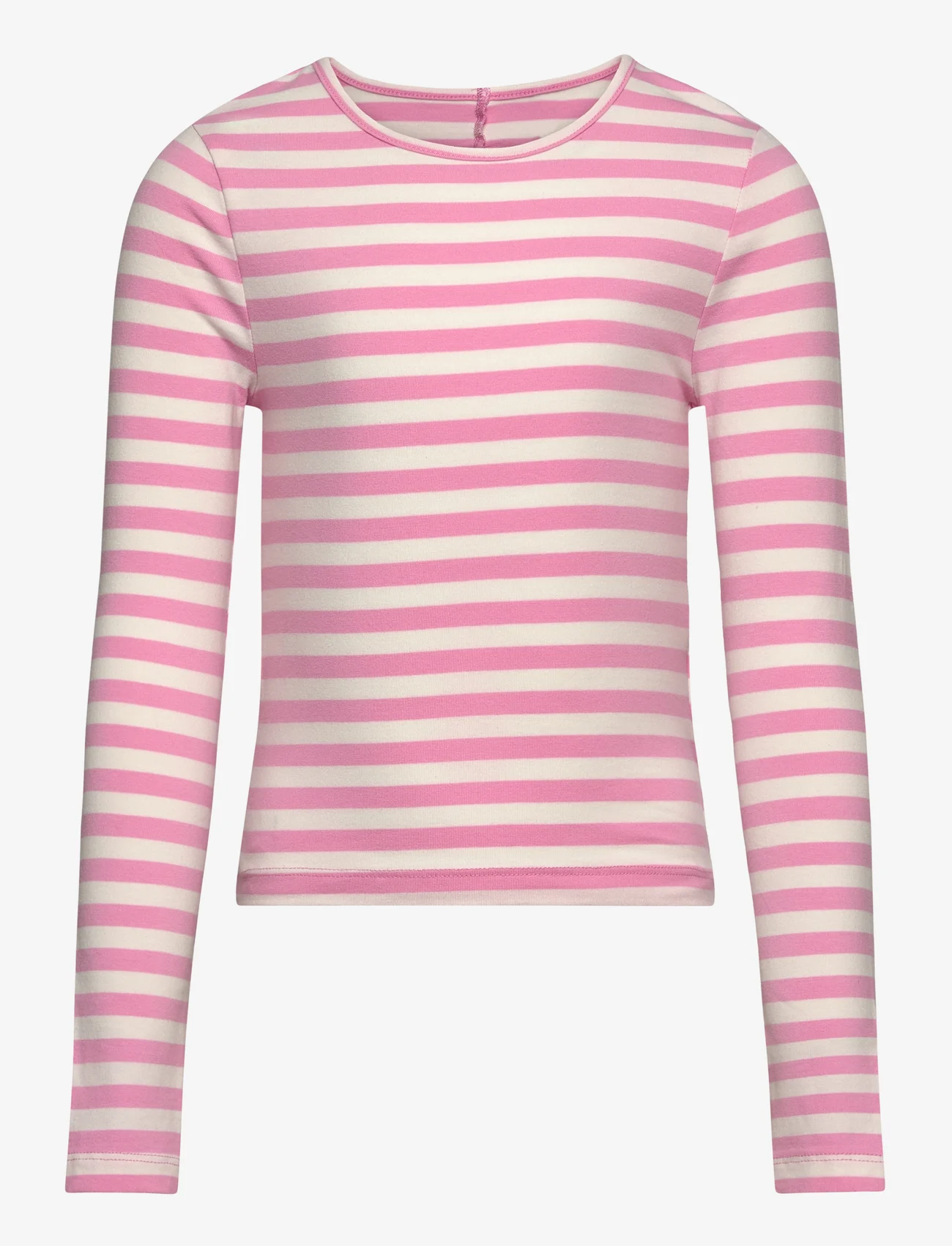 Kids Only - KOGHEIDI L/S SHORT CUT OUT TOP BOX JRS - long-sleeved t-shirts - begonia pink - 0