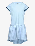 KOGIDA C/S CUTLINE DRESS JRS - CLEAR SKY