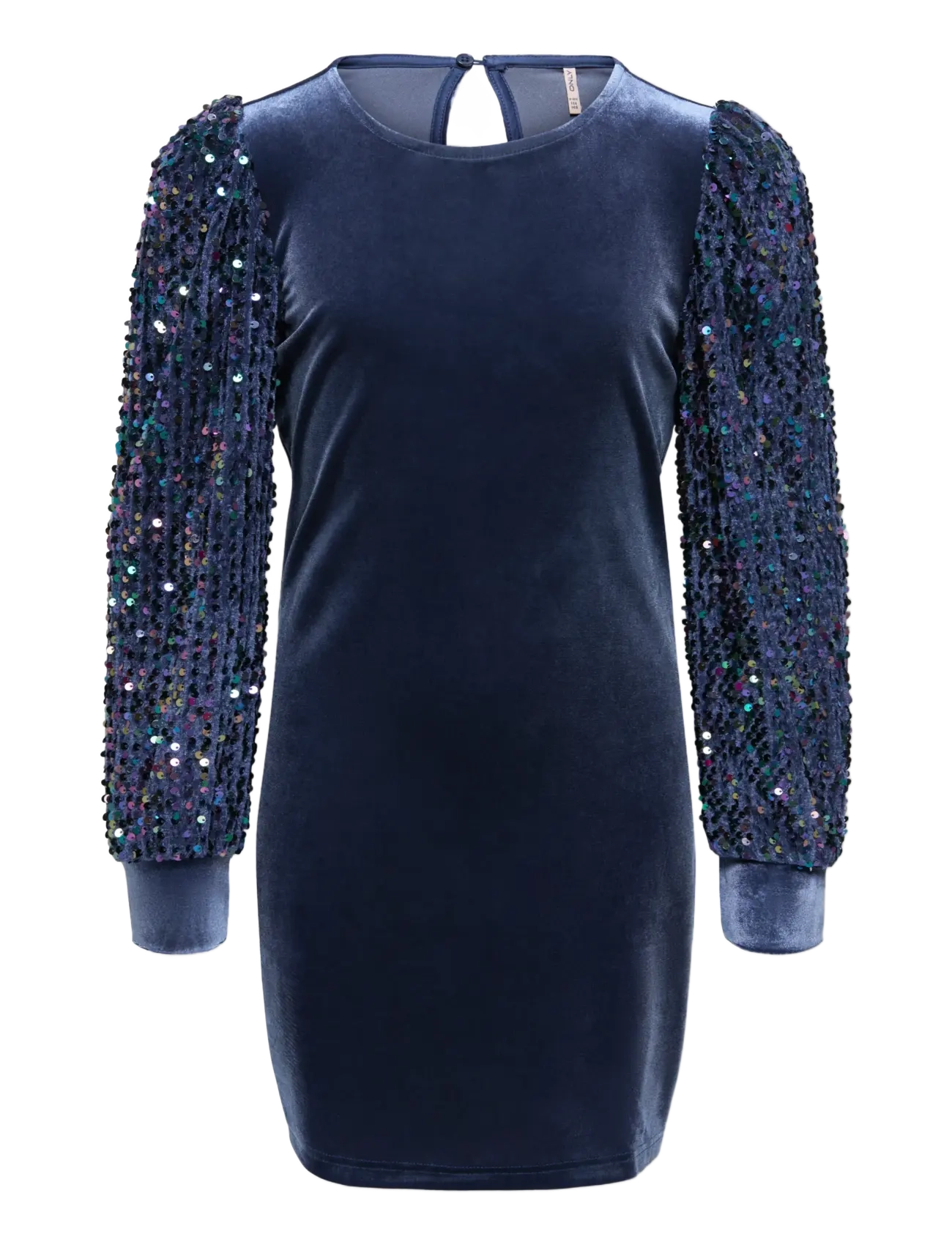 Kids Only KOGCONFIDENCE L/S SEQUINS DRESS JRS - Kleidung - NAVAL ACADEMY / navy