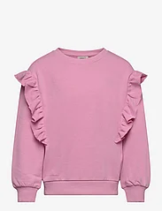 Kids Only - KMGNEW OFELIA L/S FRILL O-NECK UB SWT - sweatshirts - begonia pink - 0