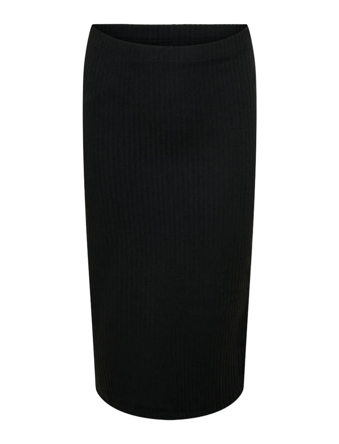 Kids Only KOGNELLA LONG SIDE SLIT SKIRT JRS NOOS - Midi-Röcke - BLACK / black