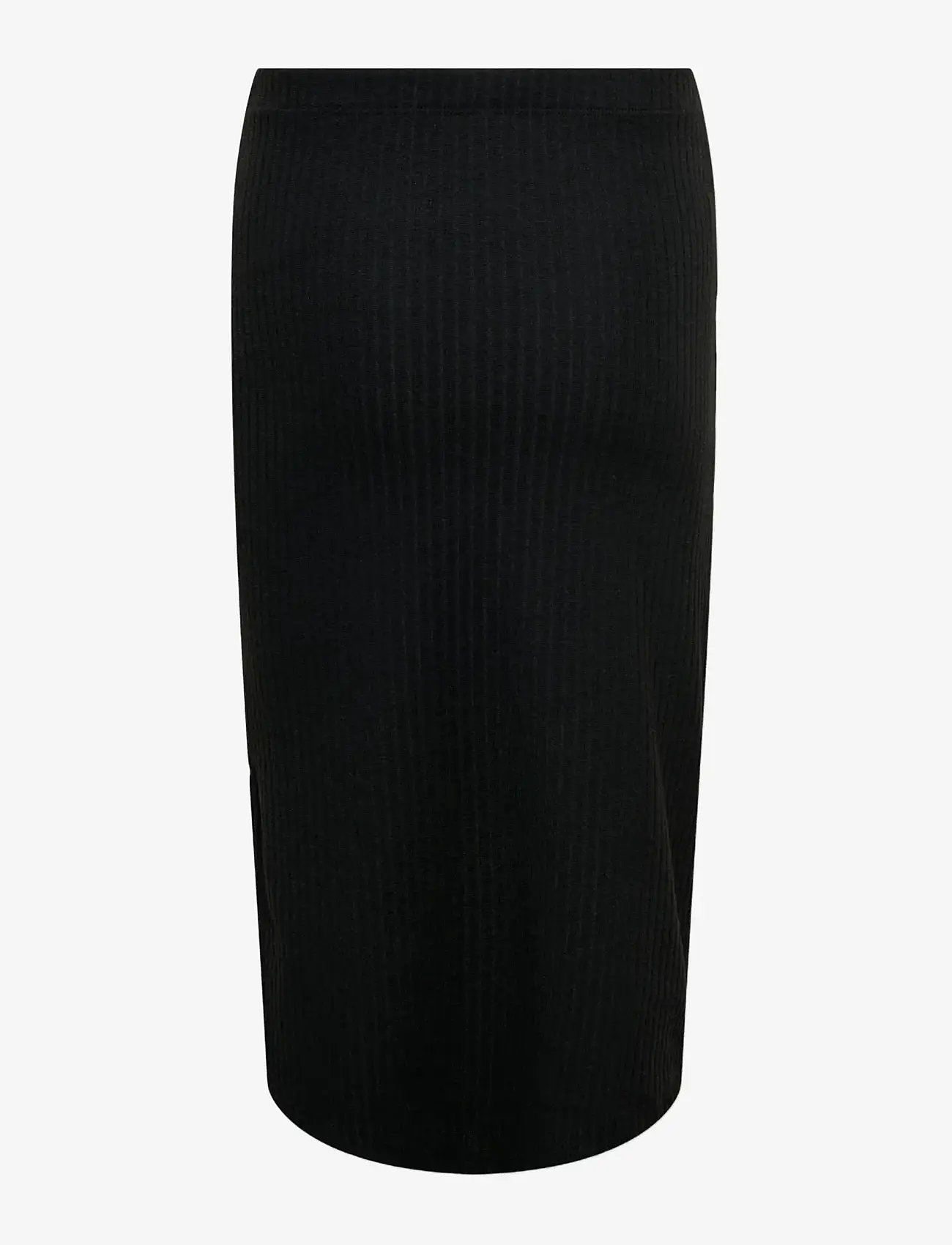 Kids Only - KOGNELLA LONG SIDE SLIT SKIRT JRS NOOS - midi kjolar - black - 2