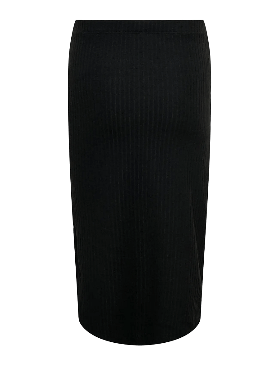 Kids Only - KOGNELLA LONG SIDE SLIT SKIRT JRS NOOS - jupes midi - black - 2