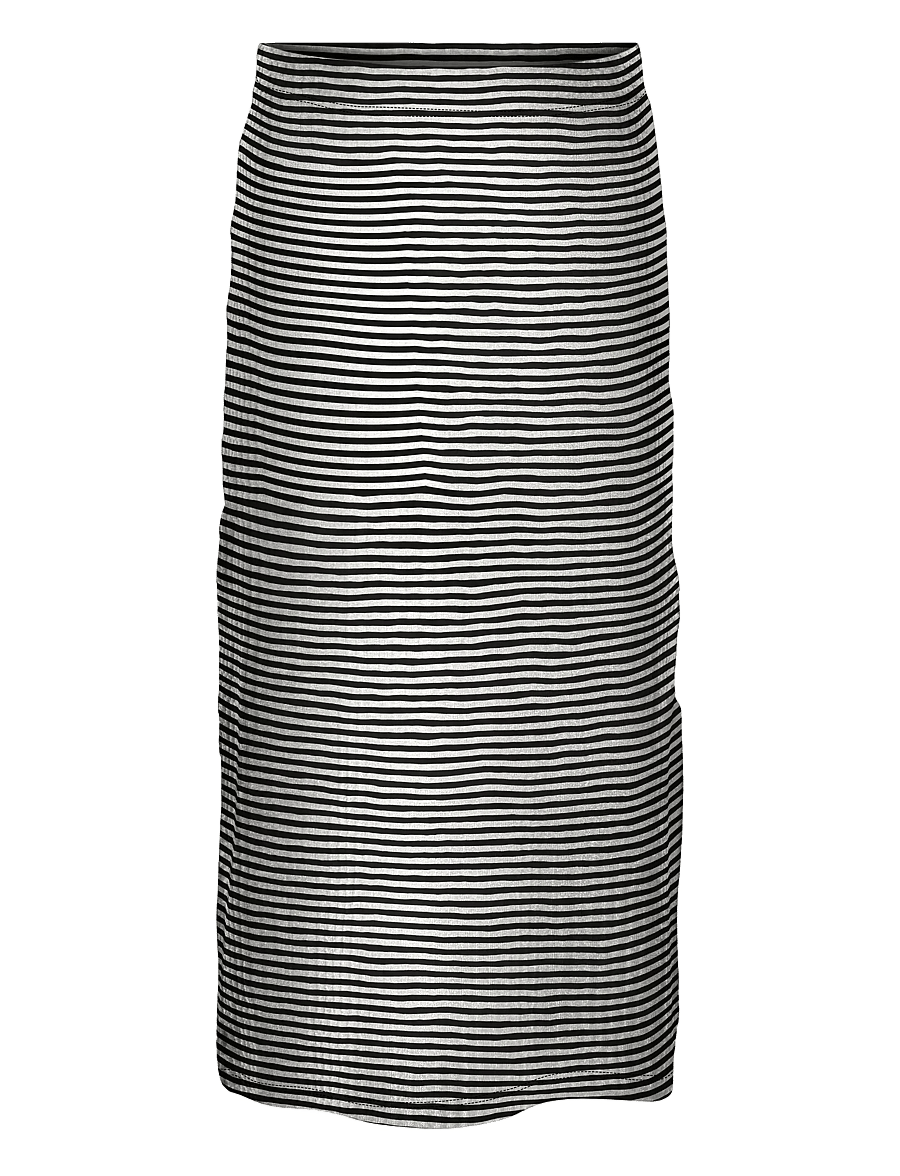 Kids Only - KOGNELLA LONG SIDE SLIT SKIRT JRS NOOS - jupes midi - black - 1