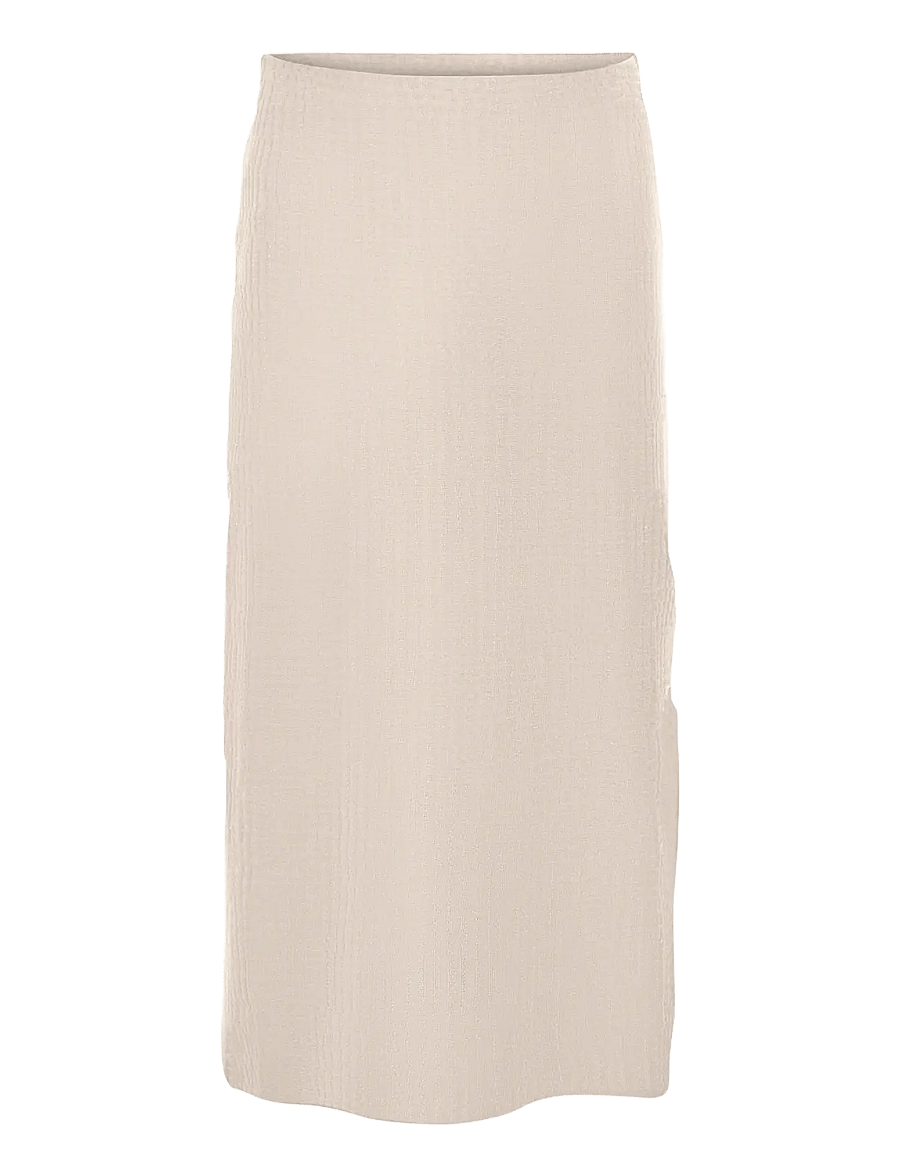 Kids Only - KOGNELLA LONG SIDE SLIT SKIRT JRS NOOS - midi nederdele - pumice stone - 0