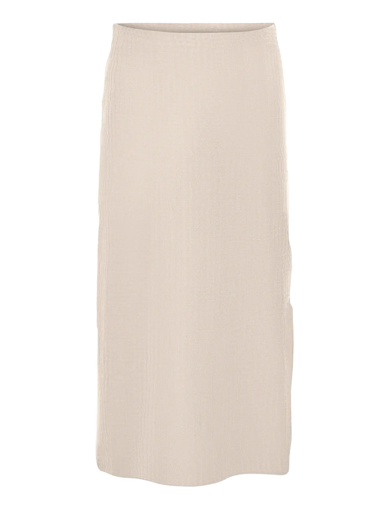 Kids Only KOGNELLA LONG SIDE SLIT SKIRT JRS NOOS - Midi-Röcke - PUMICE STONE / beige