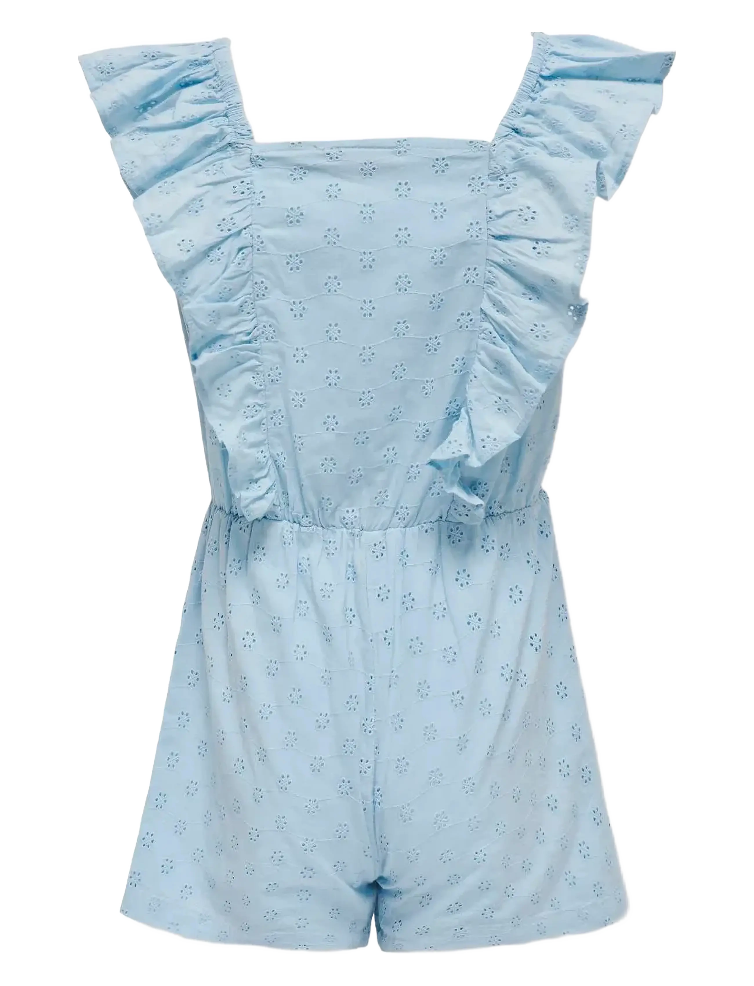 Kids Only - KOGELLY EMB PLAYSUIT WVN - clear sky - 1