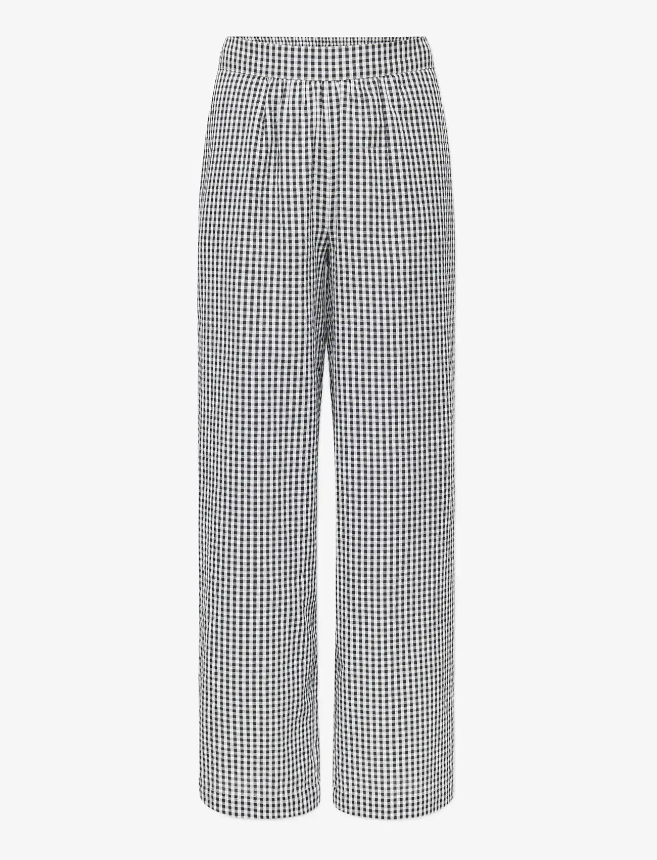 Kids Only - KOGSMILLA LIFE STRIPE PANT WVN NOOS - bukser - black - 1