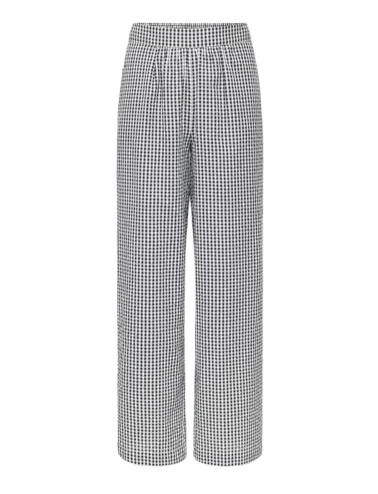 Kids Only KOGSMILLA LIFE STRIPE PANT WVN NOOS - Bukser - BLACK / black