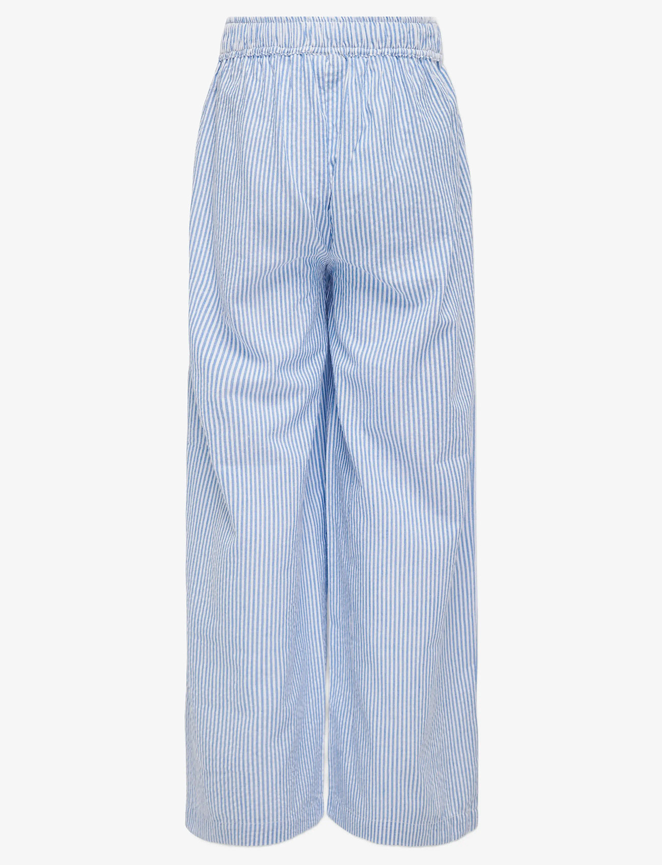 Kids Only - KOGSMILLA LIFE STRIPE PANT WVN NOOS - trousers - cloud dancer - 2