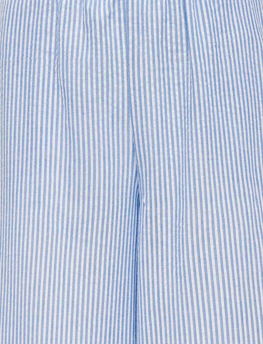 Kids Only - KOGSMILLA LIFE STRIPE PANT WVN NOOS - bukser - cloud dancer - 4
