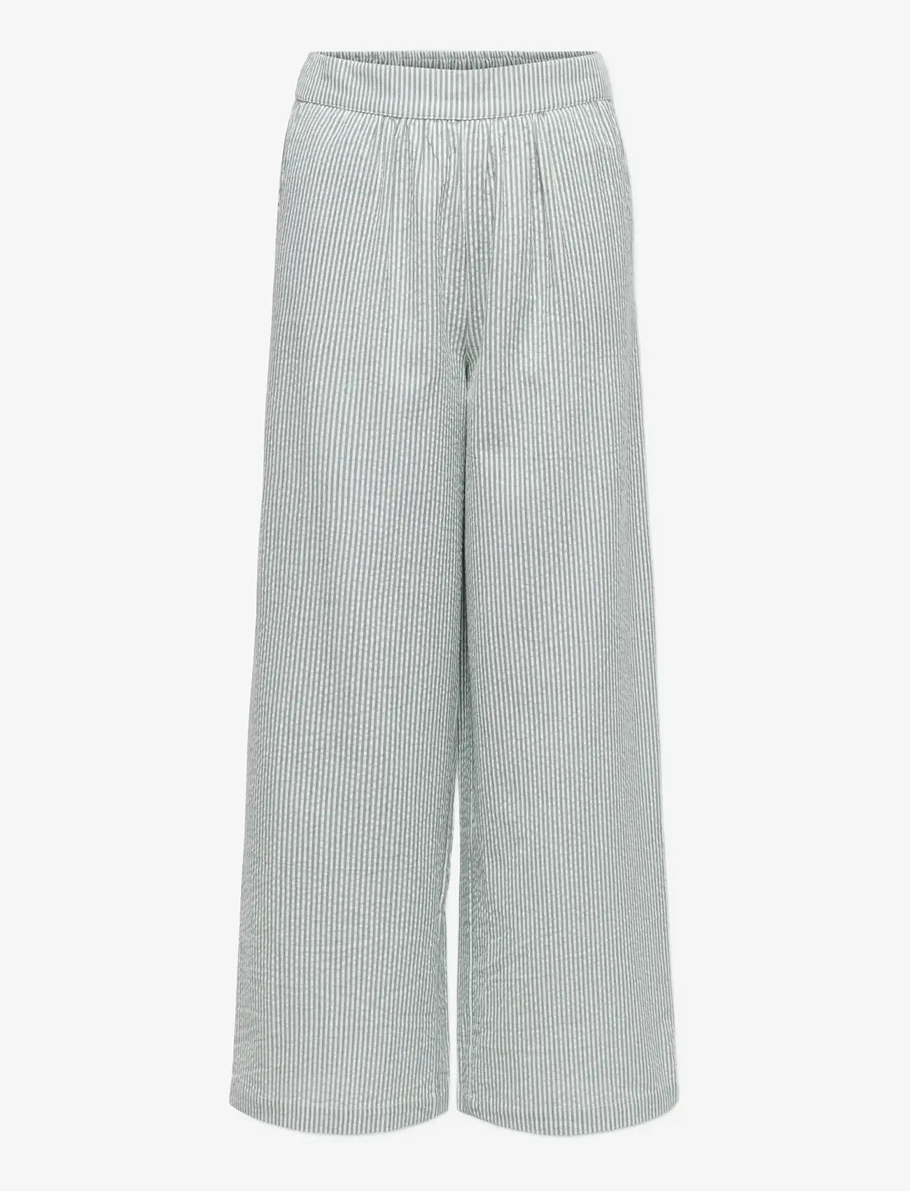 Kids Only - KOGSMILLA LIFE STRIPE PANT WVN NOOS - verslaðu eftir aldri - laurel wreath - 0