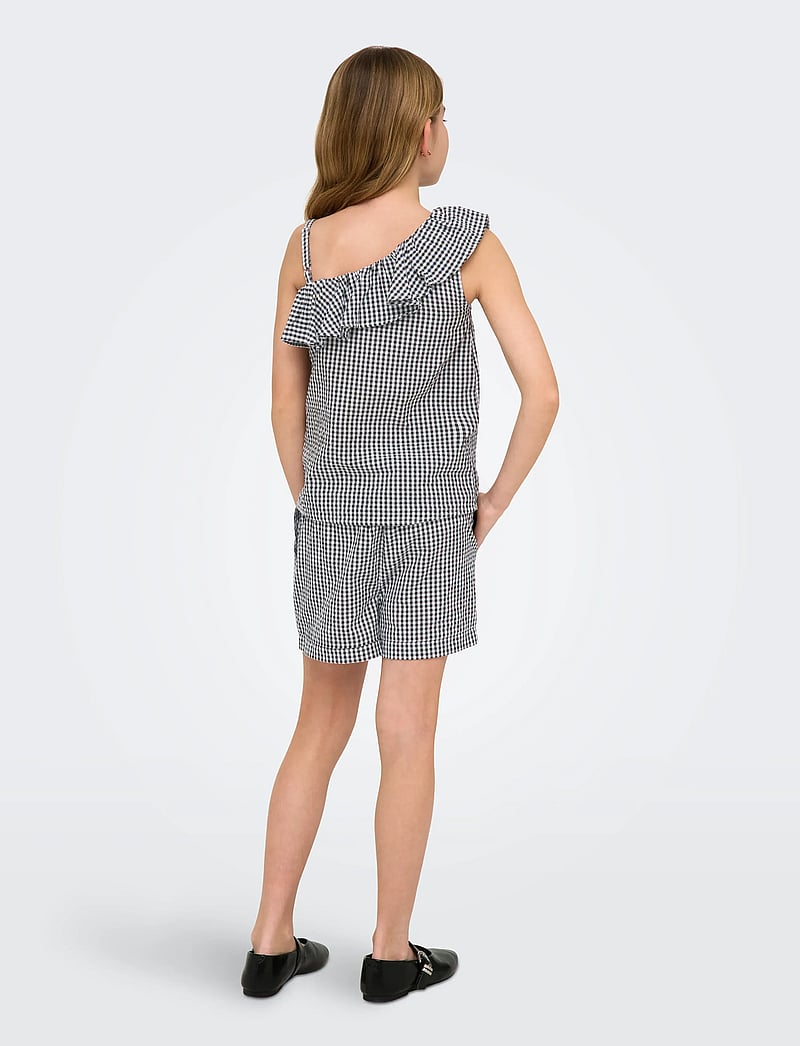 Kids Only - KOGSMILLA S/L ONESHOULDER TOP WVN - tanktops - black - 3