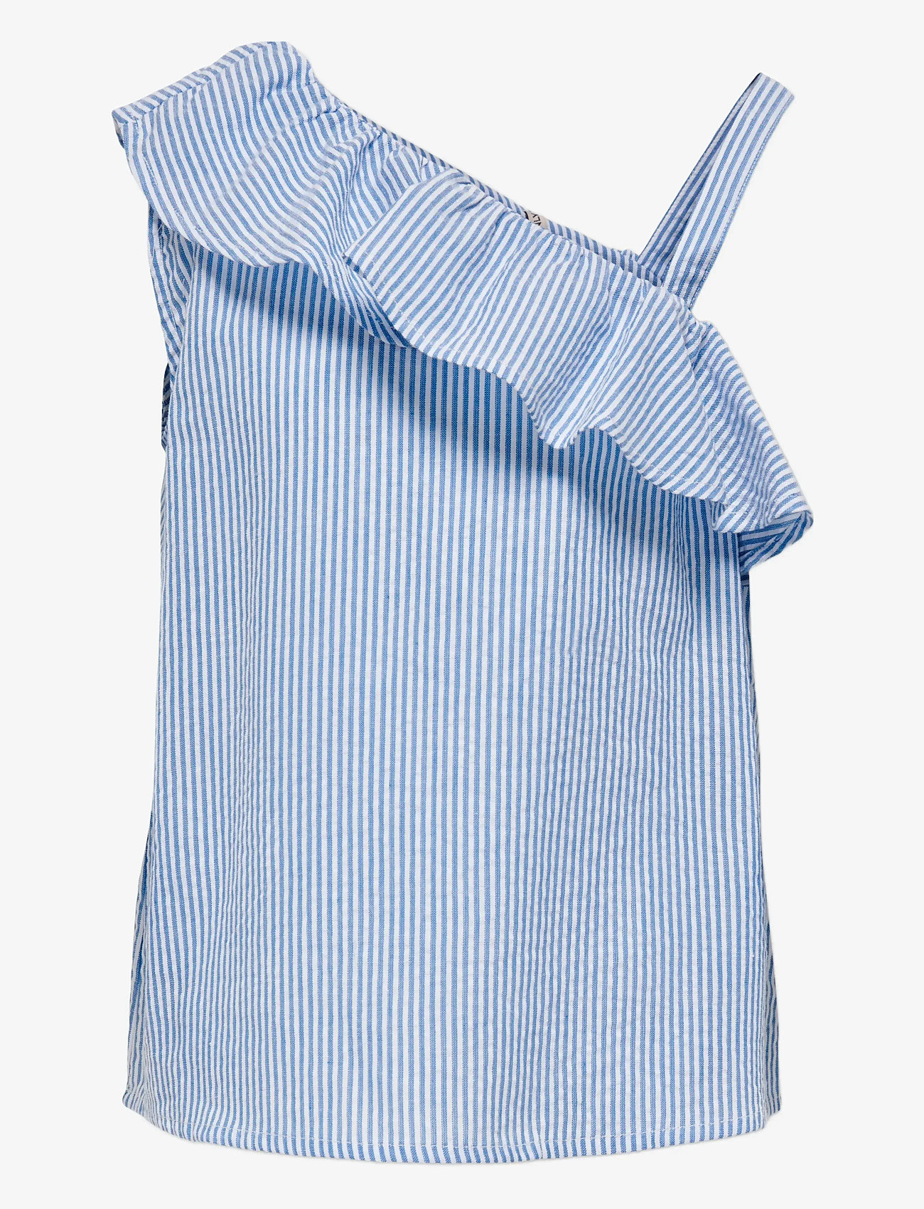 Kids Only - KOGSMILLA S/L ONESHOULDER TOP WVN - blusar & tunikor - cloud dancer - 1