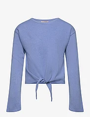 Kids Only - KOGNEW AMALIA LS KNOT O-NECK KNT - marškinėliai ilgomis rankovėmis - blissful blue - 0
