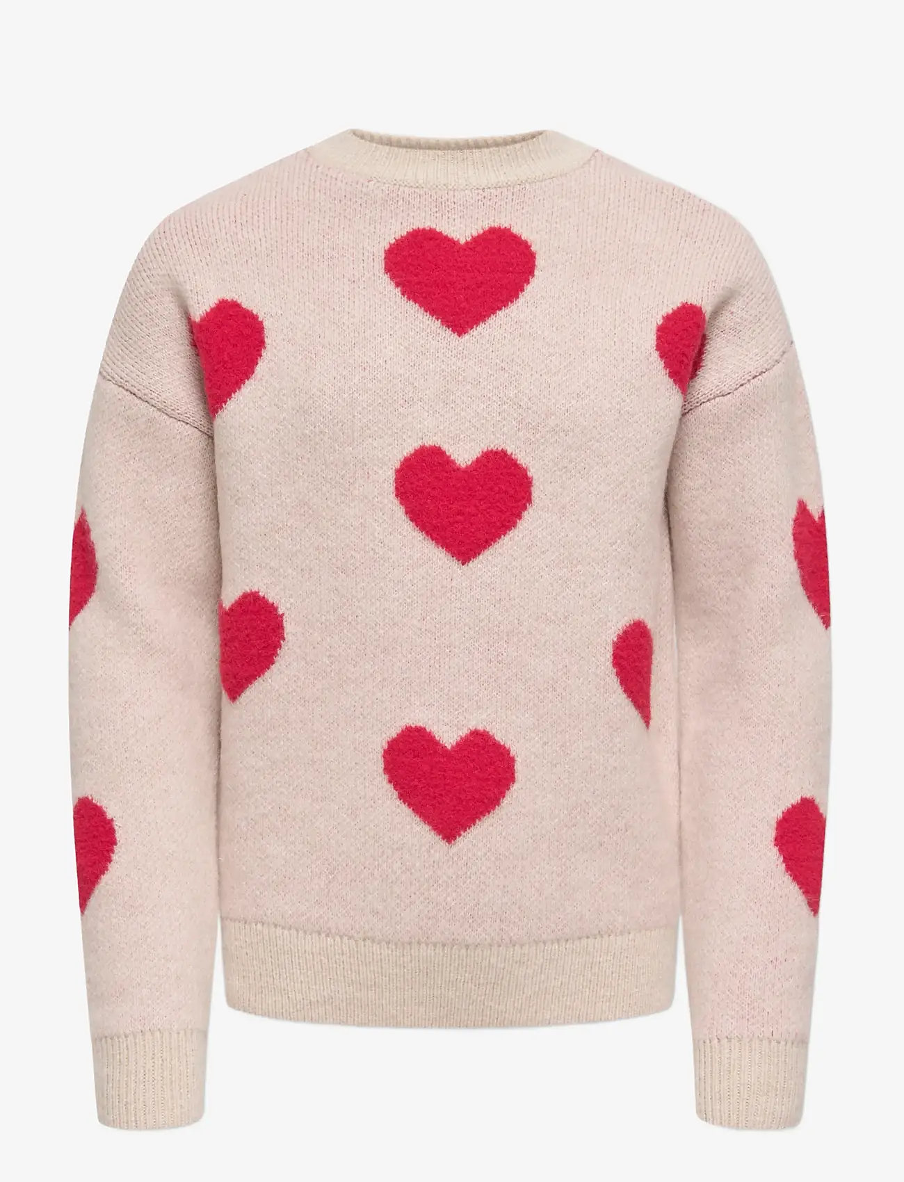 Kids Only - KOGNAJA L/S FLOWER PULLOVER KNT - džemprid - birch - 0